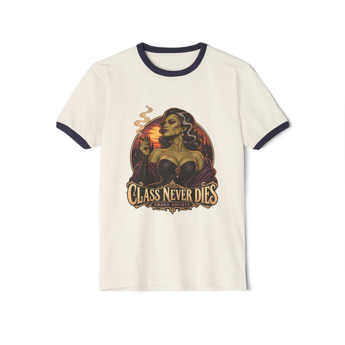 Monster ‘Class Never Dies’Ringer T-Shirt