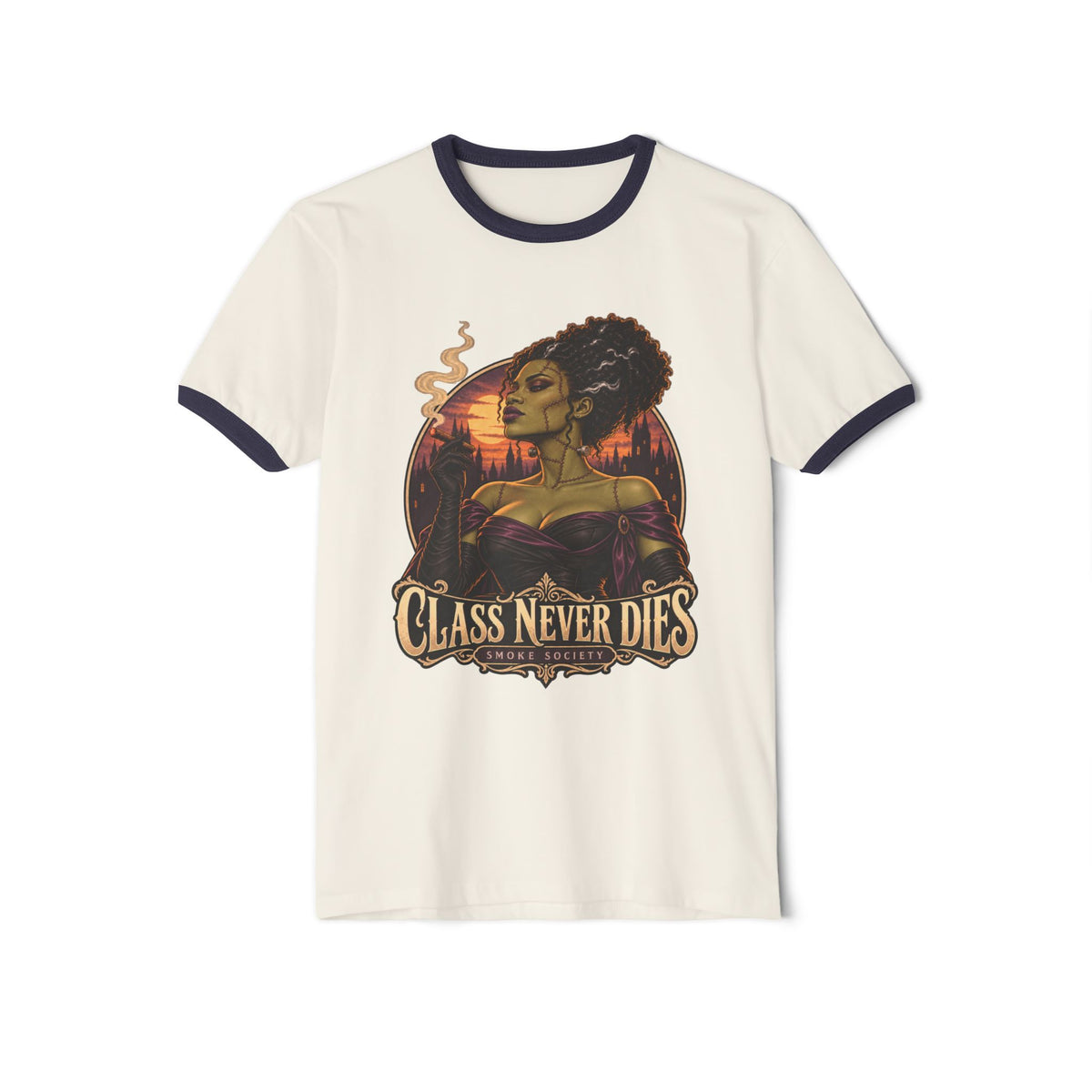 Monster ‘Class Never Dies’ Ringer T-Shirt