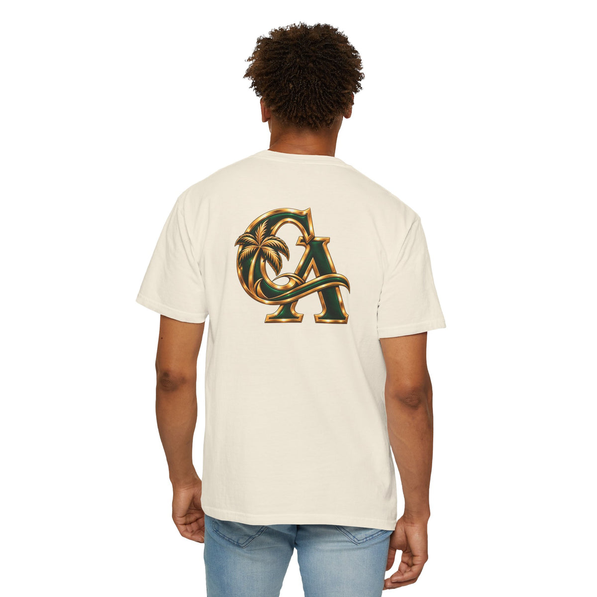 Palm Tree Monogram Graphic T-Shirt