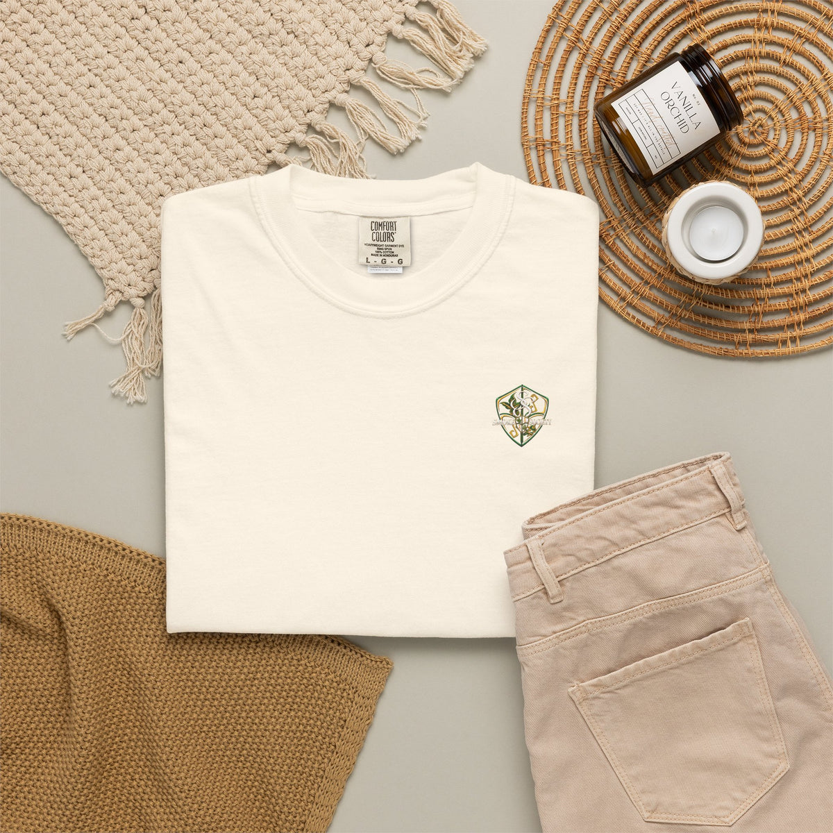 Palm Tree Monogram Graphic T-Shirt