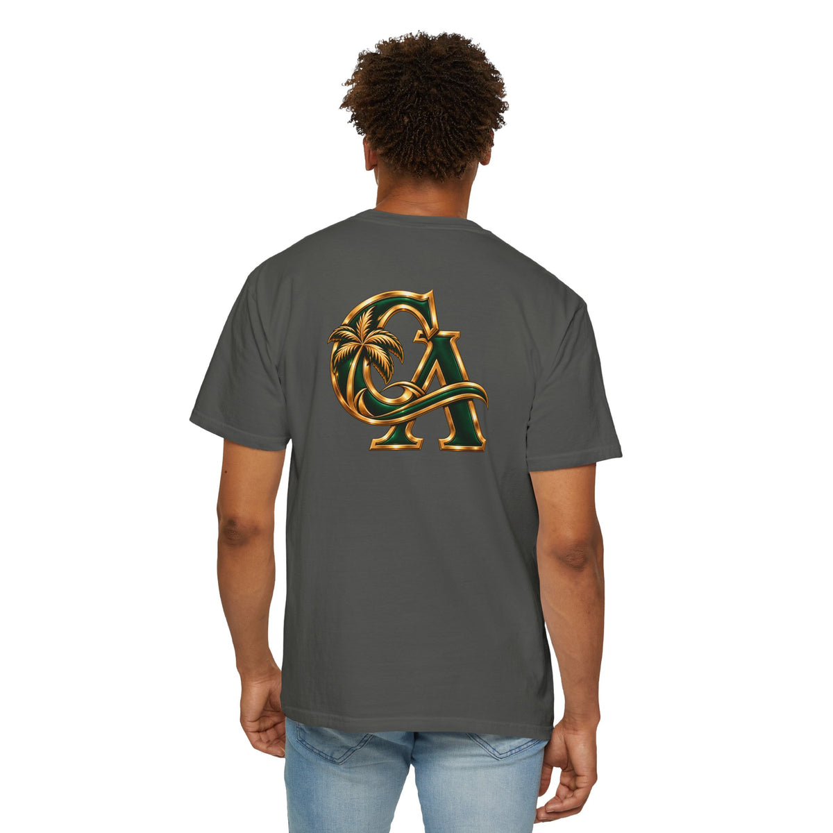 Palm Tree Monogram Graphic T-Shirt