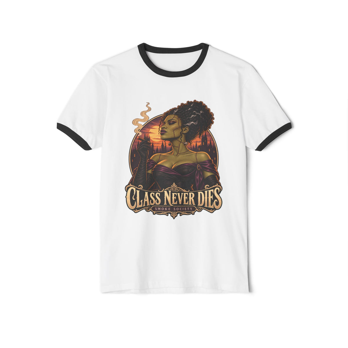 Monster ‘Class Never Dies’ Ringer T-Shirt