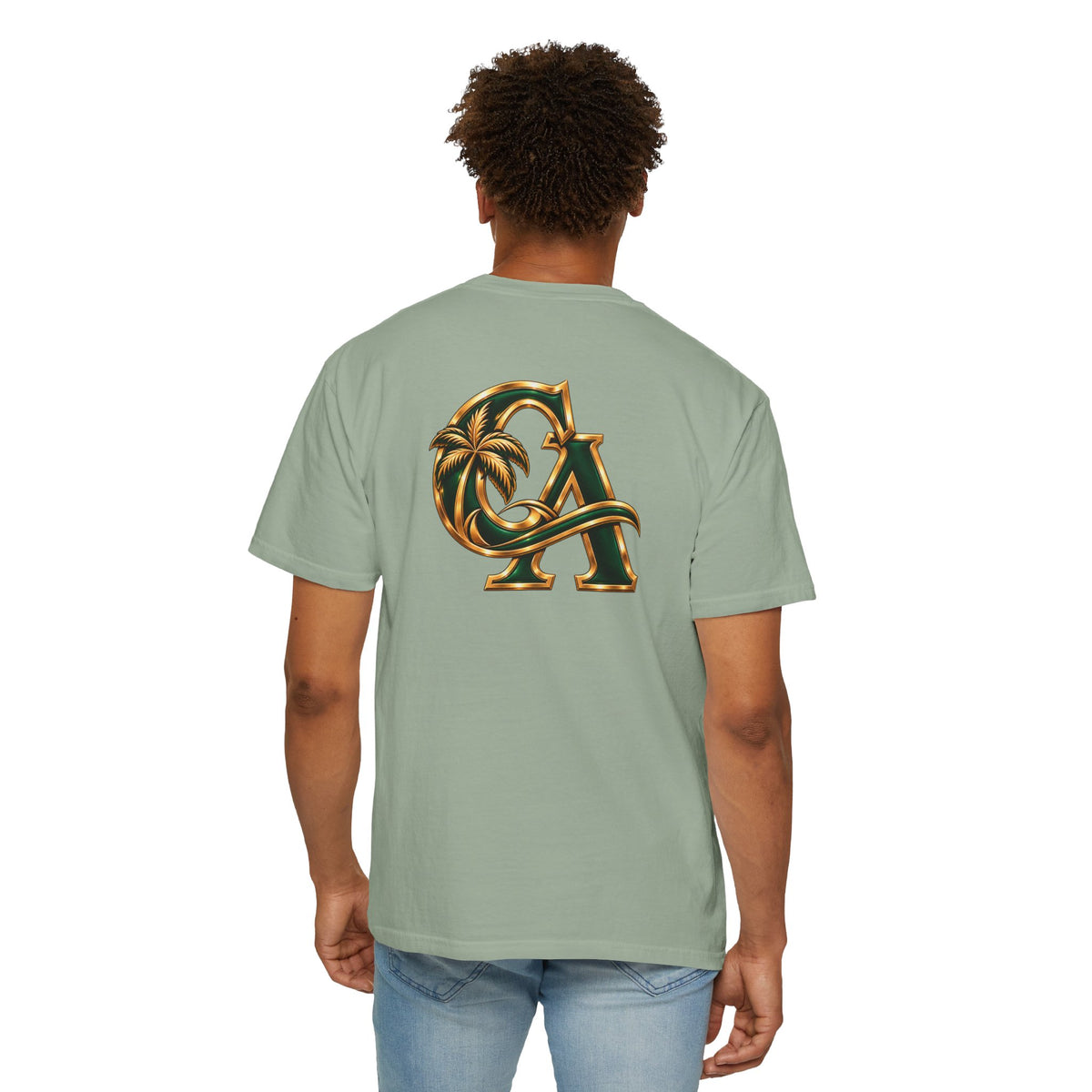 Palm Tree Monogram Graphic T-Shirt