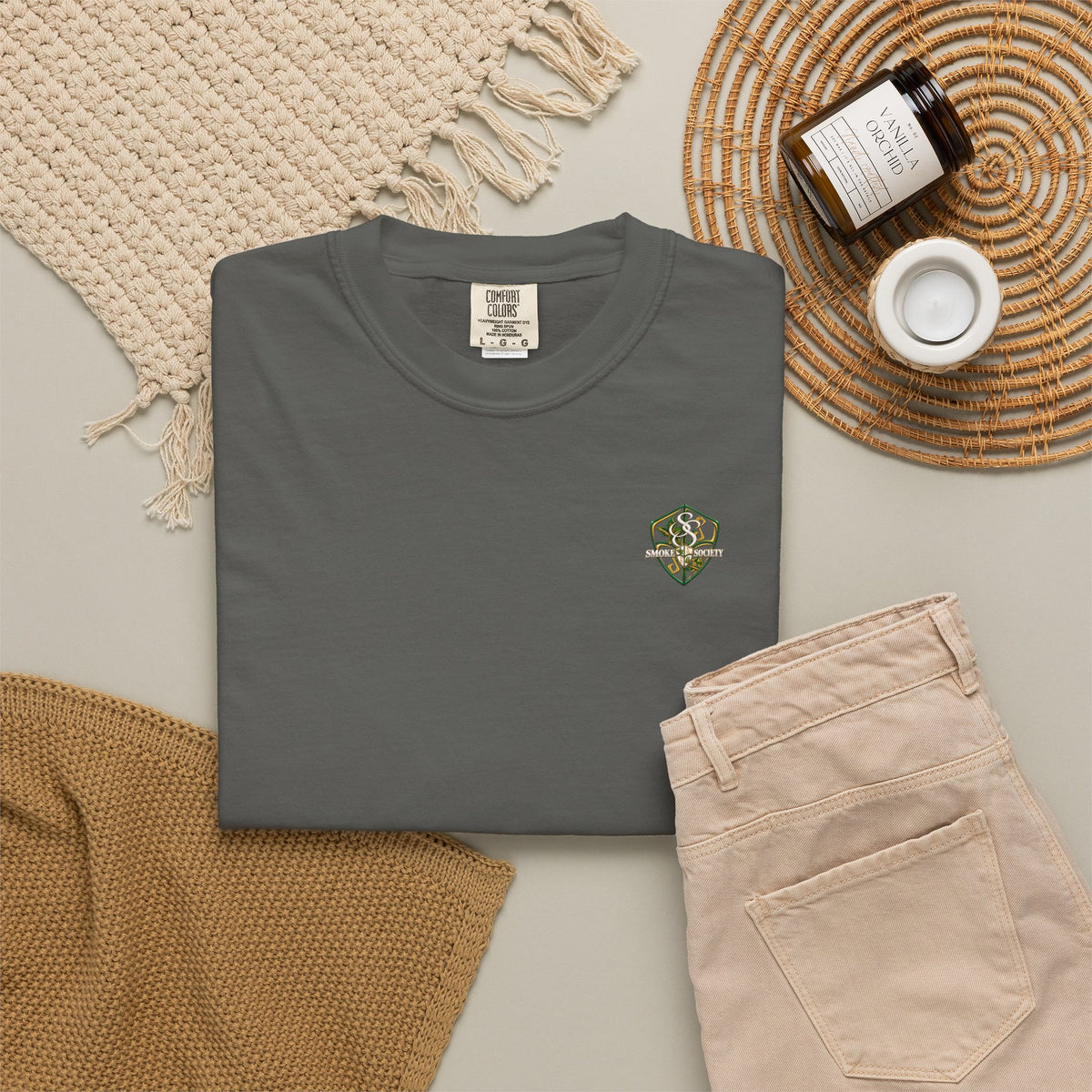 Palm Tree Monogram Graphic T-Shirt
