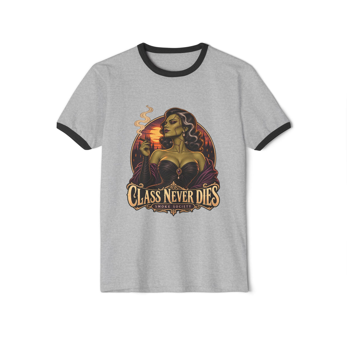 Monster ‘Class Never Dies’Ringer T-Shirt
