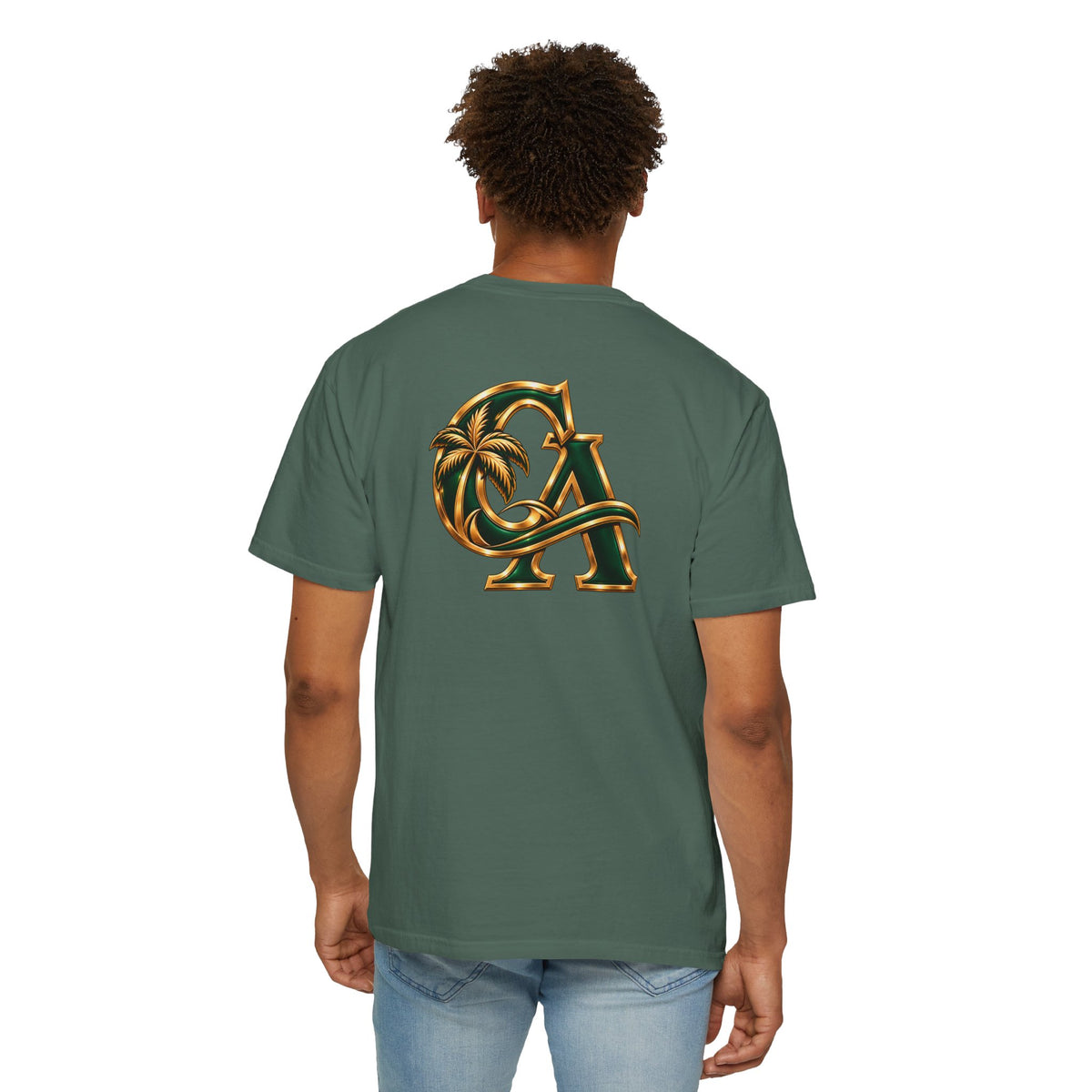 Palm Tree Monogram Graphic T-Shirt