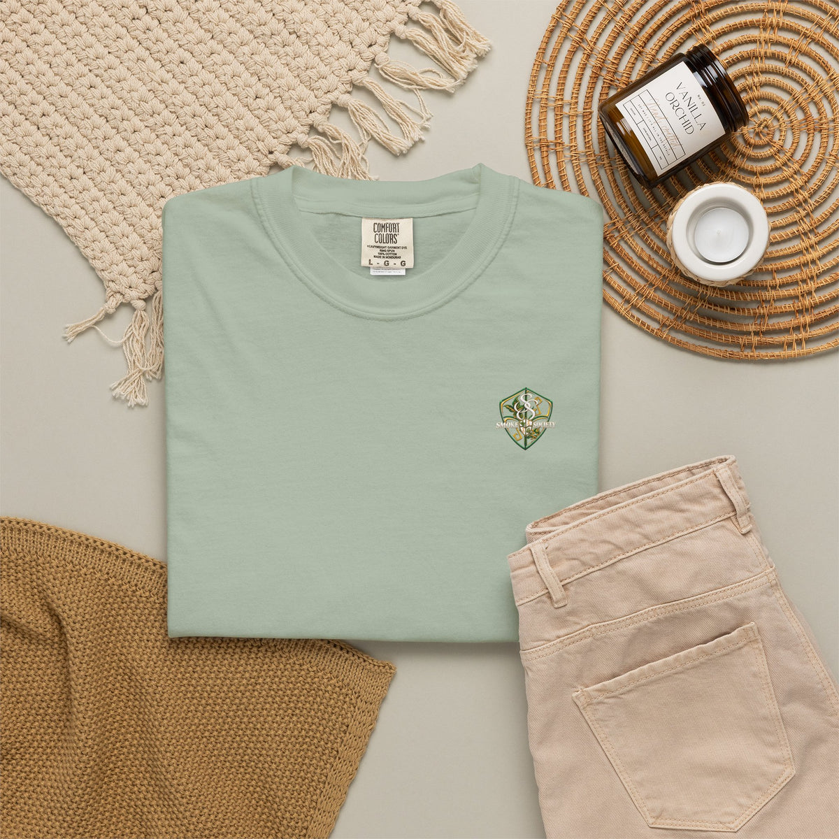 Palm Tree Monogram Graphic T-Shirt