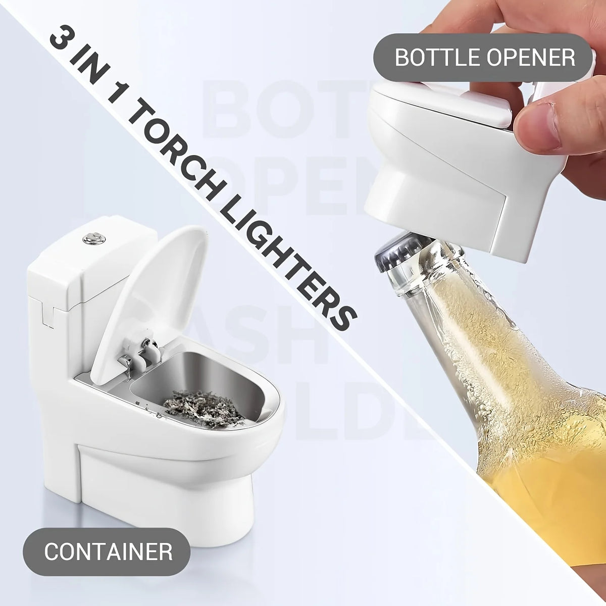 Mini Portable Toilet Small Pendant Inflatable Lighter Open Flame YM073 Fashionable Pendant Retro Small Grinding Wheel Ignition