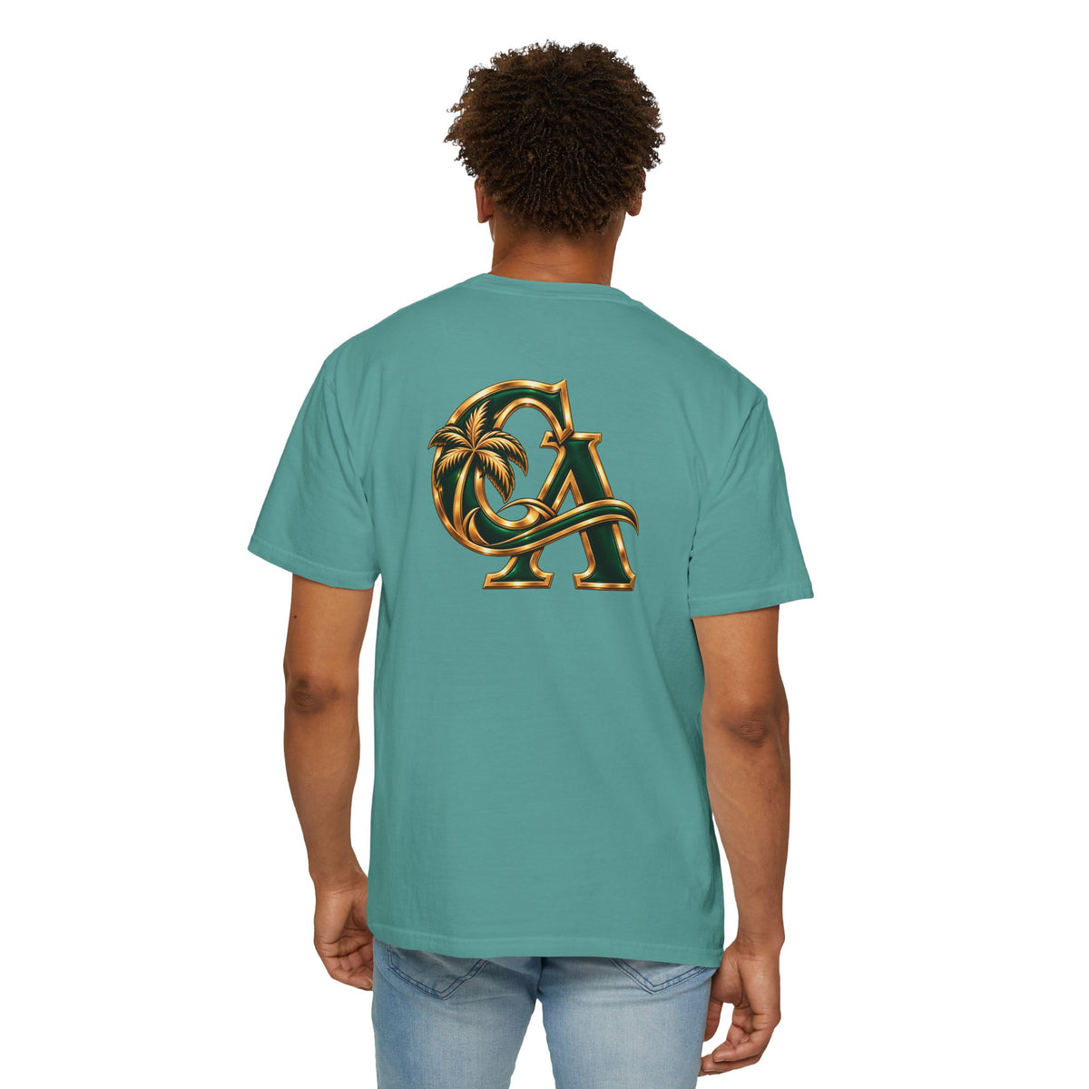 Palm Tree Monogram Graphic T-Shirt
