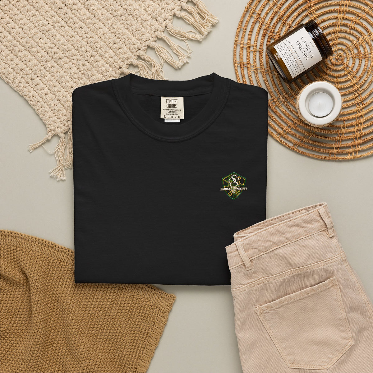 Palm Tree Monogram Graphic T-Shirt