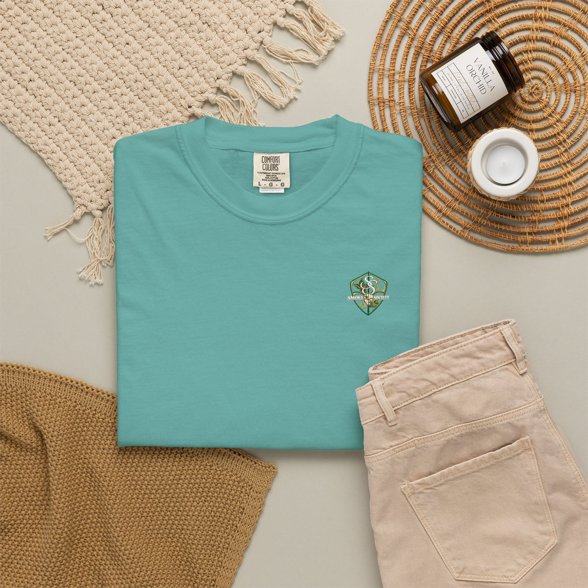 Palm Tree Monogram Graphic T-Shirt