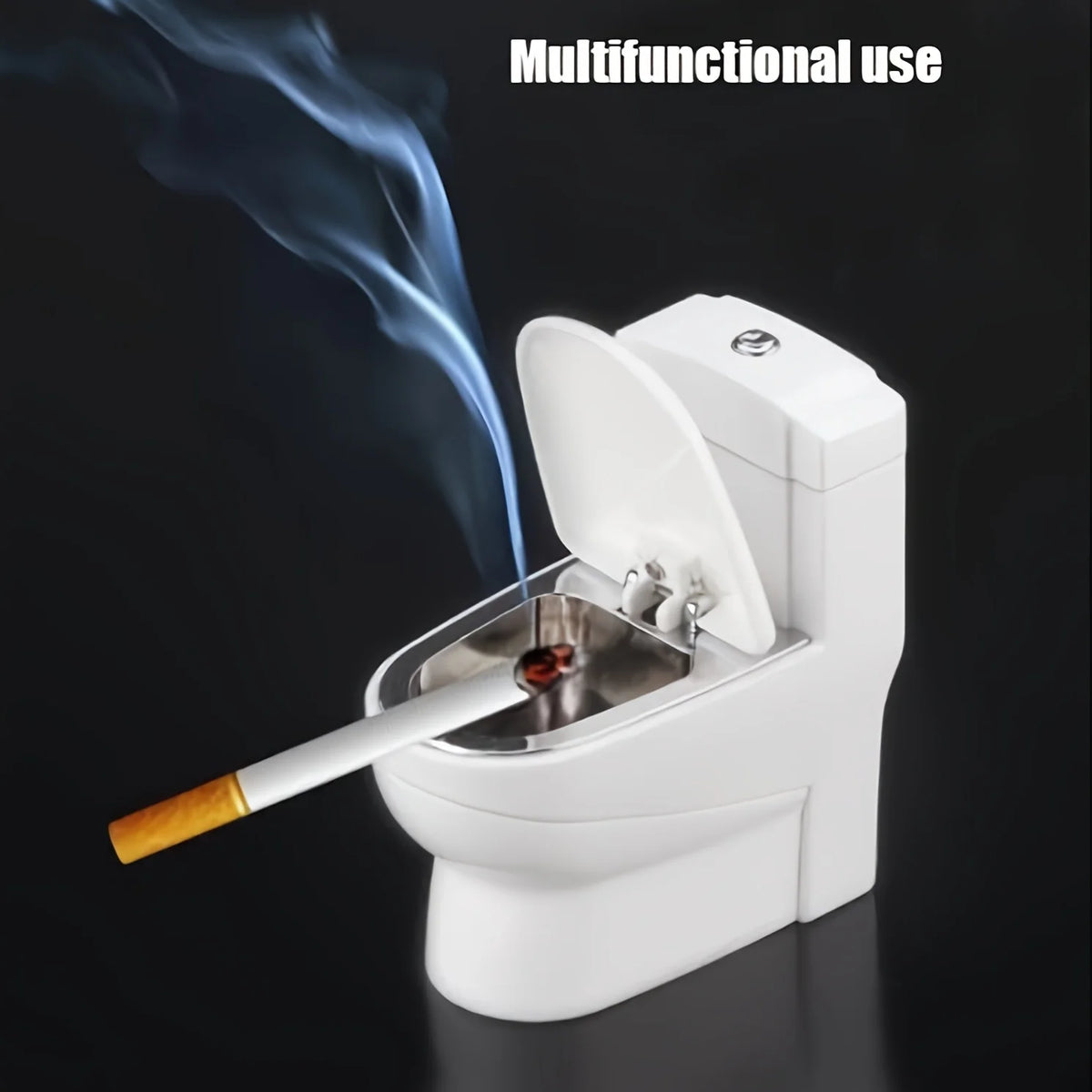 Mini Portable Toilet Small Pendant Inflatable Lighter Open Flame YM073 Fashionable Pendant Retro Small Grinding Wheel Ignition