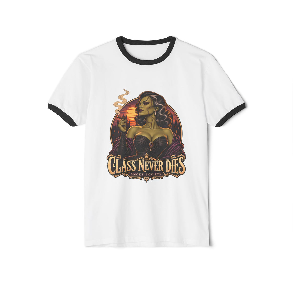 Monster ‘Class Never Dies’Ringer T-Shirt