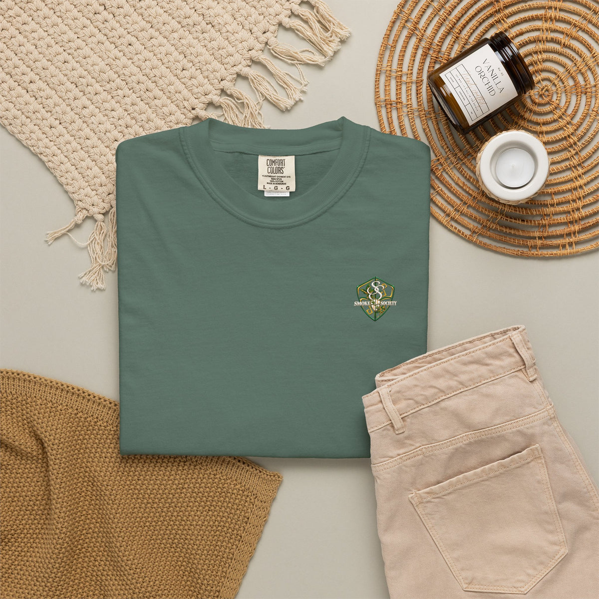 Palm Tree Monogram Graphic T-Shirt